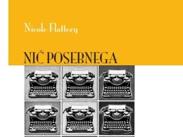 Nicole Flattery - Nič posebnega (Litera, 2025)